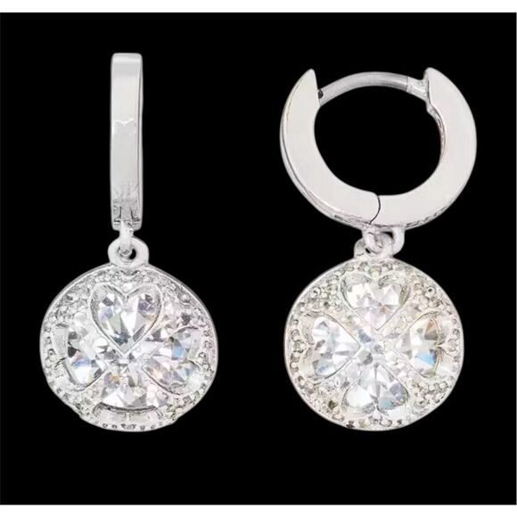 Kate Spade NEW Something Sparkly huggie earrings - Picture 5 of 8